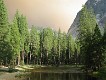  Yosemite, smoke in the valley