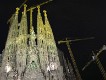  Sagrada La Familia at night, Barcelona
